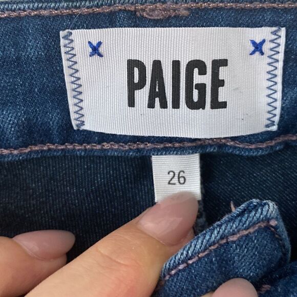 PAIGE Premium Womens Blue Denim Jeans - Picture 3 of 12